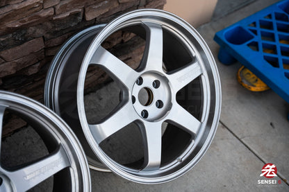 20" Volk TE37 Ultra M-Spec (Used Wheels) / 5x114.3 / 20x9.5 +28 / Diamond Silver
