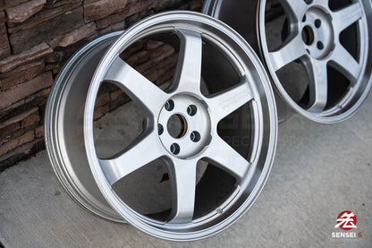20" Volk TE37 Ultra M-Spec (Used Wheels) / 5x114.3 / 20x9.5 +28 / Diamond Silver