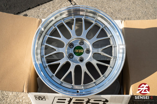 BBS LM / 18x8.5 +45 / 5x100 / Plata Diamante 