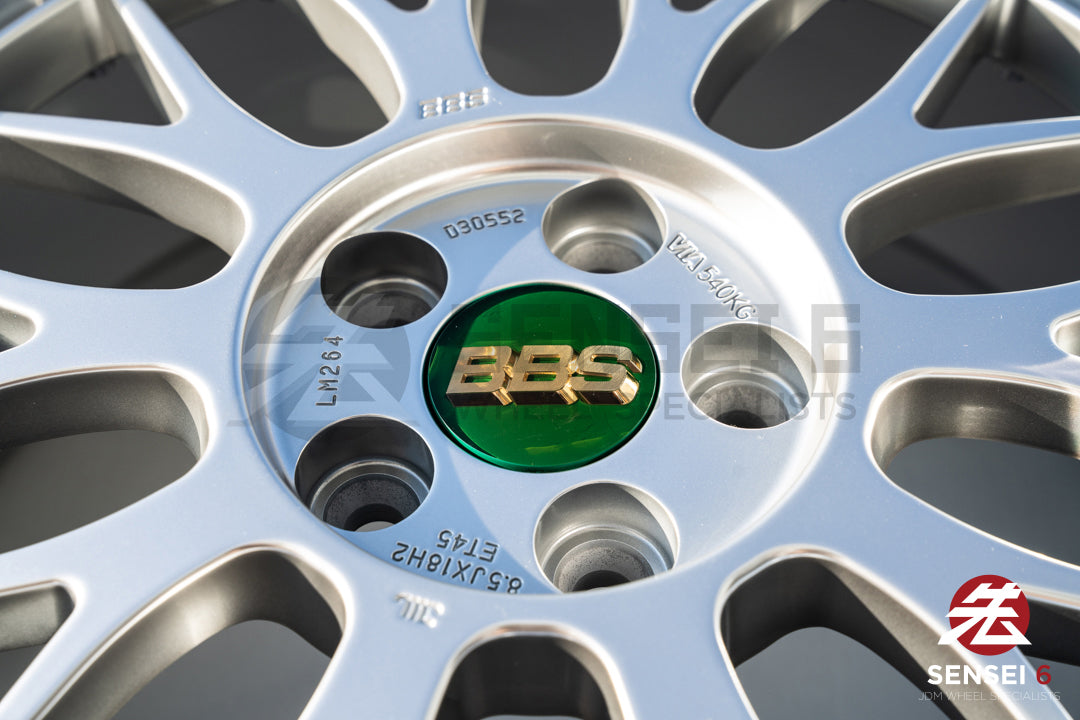 BBS LM / 18x8.5 +45 / 5x100 / Plata Diamante 