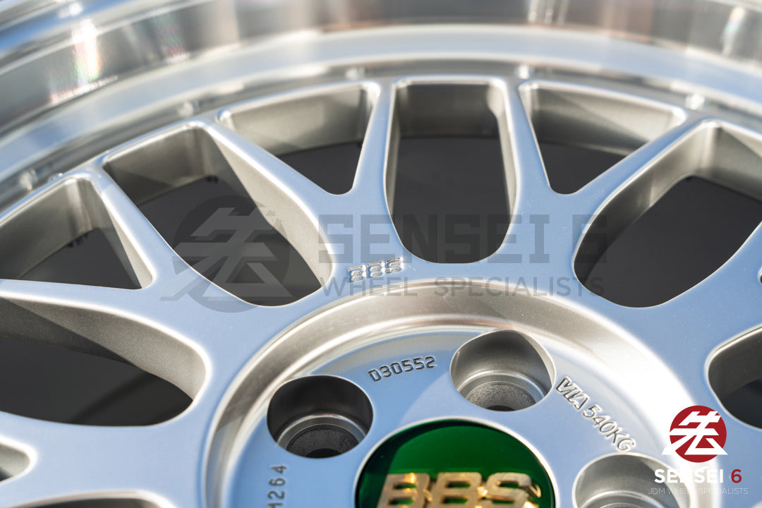 BBS LM / 18x8.5 +45 / 5x100 / Plata Diamante 