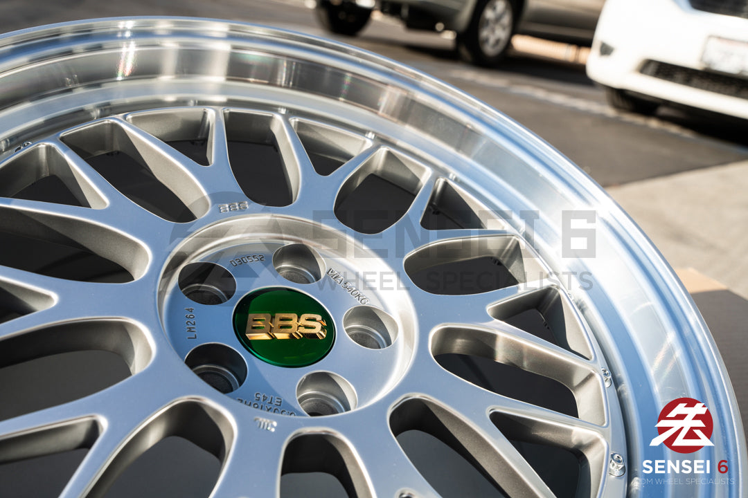 BBS LM / 18x8.5 +45 / 5x100 / Plata Diamante 