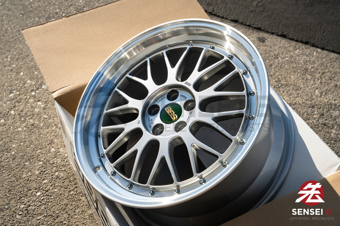 BBS LM / 18x8.5 +45 / 5x100 / Plata Diamante 