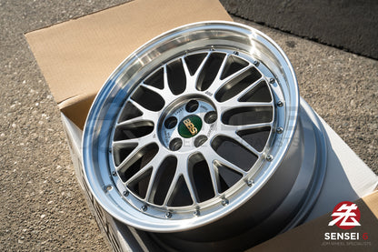 BBS LM / 18x8.5 +45 / 5x100 / Plata Diamante 