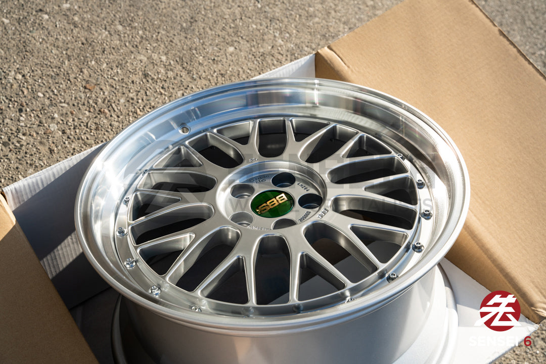BBS LM / 18x8.5 +45 / 5x100 / Plata Diamante 