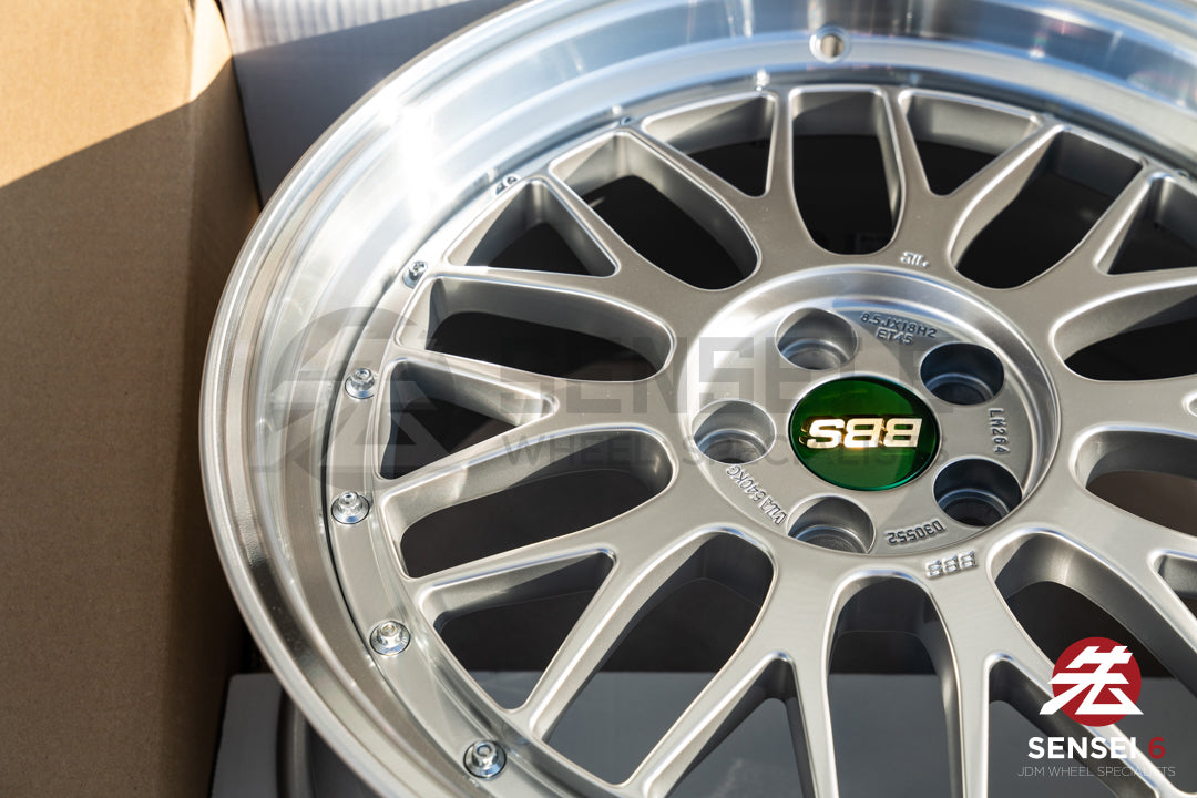 BBS LM / 18x8.5 +45 / 5x100 / Plata Diamante 