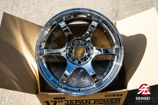 Luces Gram 57DR / 17x9 +38 / 5x114.3 / Cromadas 