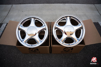 OE+ Supra IV / 18x9.5 +38, 18x10.5 +42 / 5x114.3 / Chrome