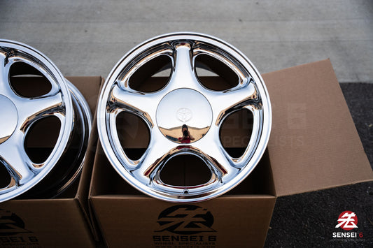 OE+ Supra IV / 18x9.5 +38, 18x10.5 +42 / 5x114.3 / Chrome