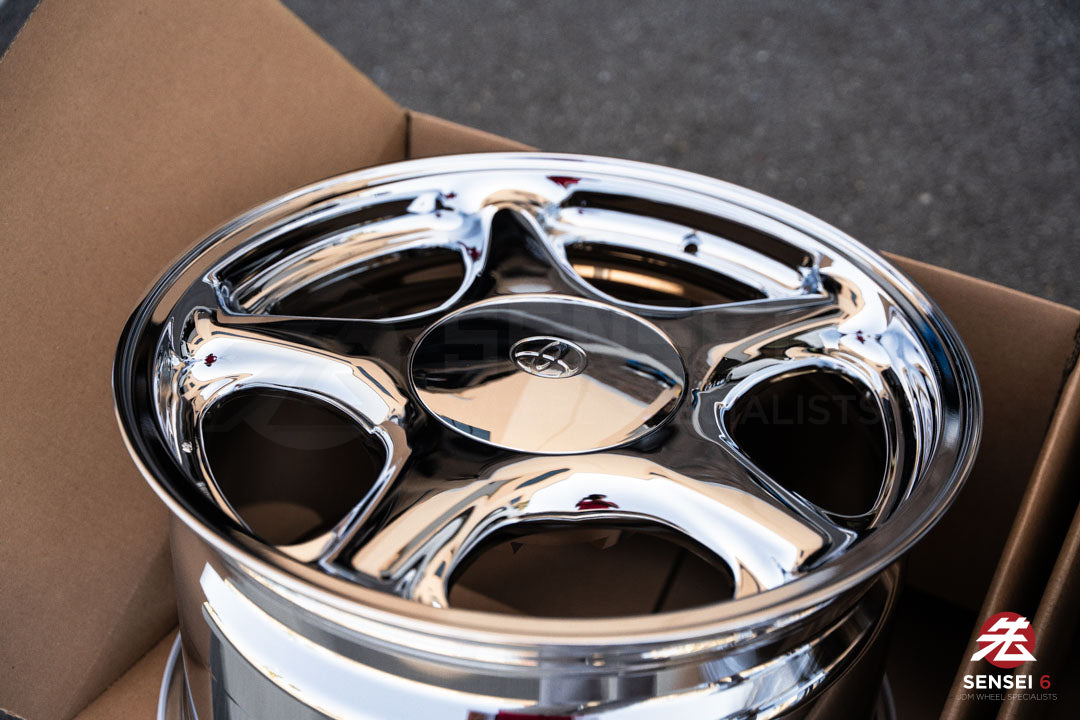 OE+ Supra IV / 18x9.5 +38, 18x10.5 +42 / 5x114.3 / Chrome