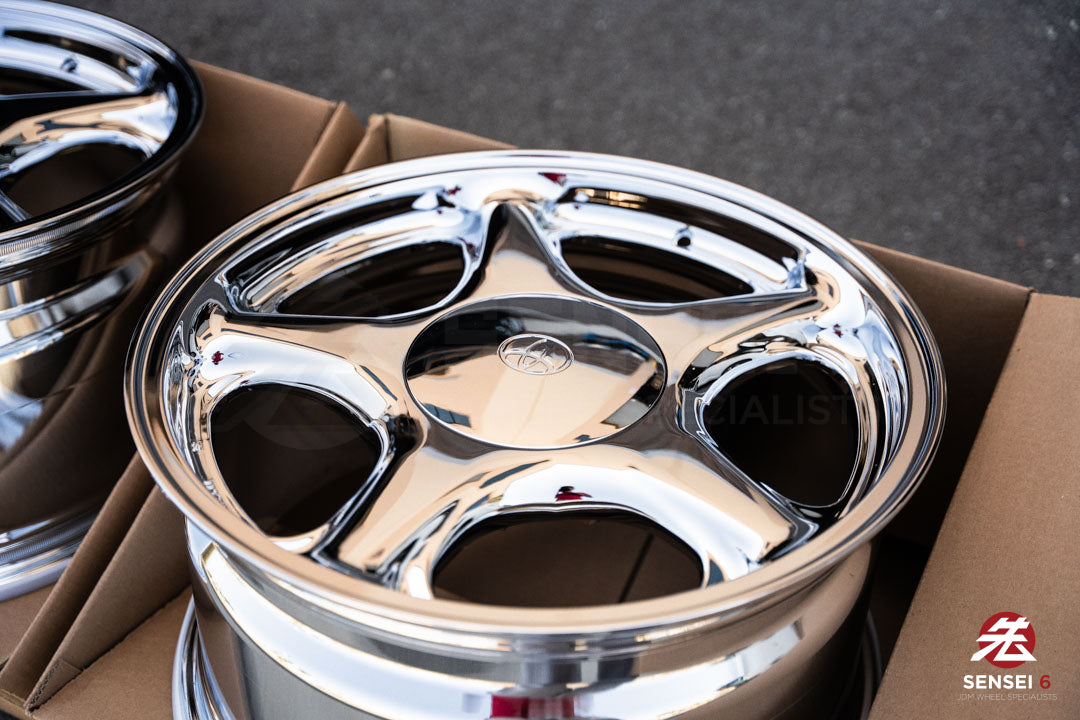 OE+ Supra IV / 18x9.5 +38, 18x10.5 +42 / 5x114.3 / Chrome