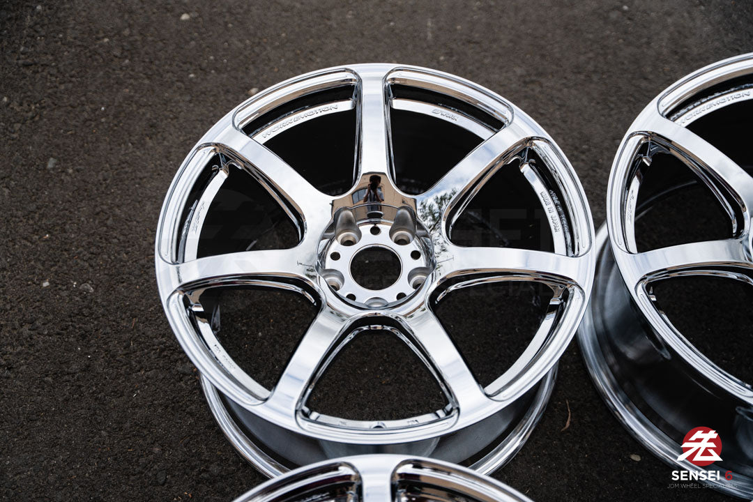 Work Emotion T7R 1P / 18x9.5 +38 / 5x114.3 / Chrome