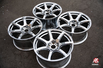 Work Emotion T7R 1P / 18x9.5 +38 / 5x114.3 / Chrome