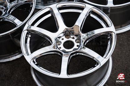 Work Emotion T7R 1P / 18x9.5 +38 / 5x114.3 / Chrome