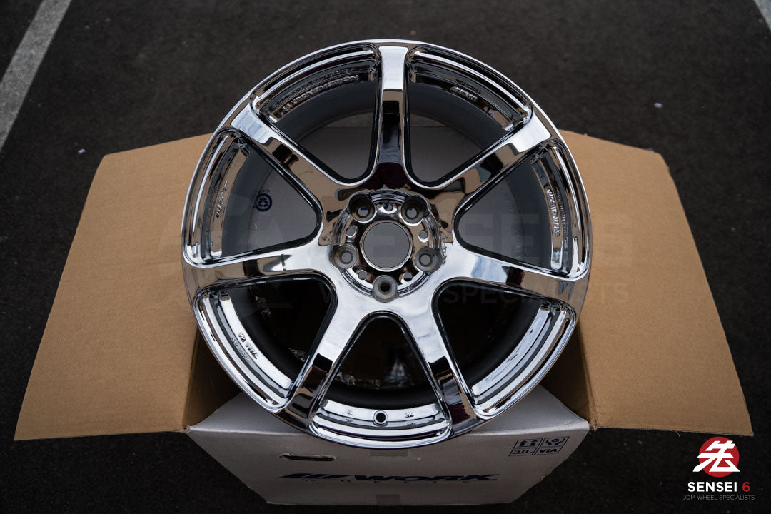 Work Emotion T7R 1P / 18x9.5 +38 / 5x114.3 / Chrome