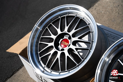 BBS LM / 20x9,5 +8, 20x10,5 +15 / 5x112 / Diamante Negro