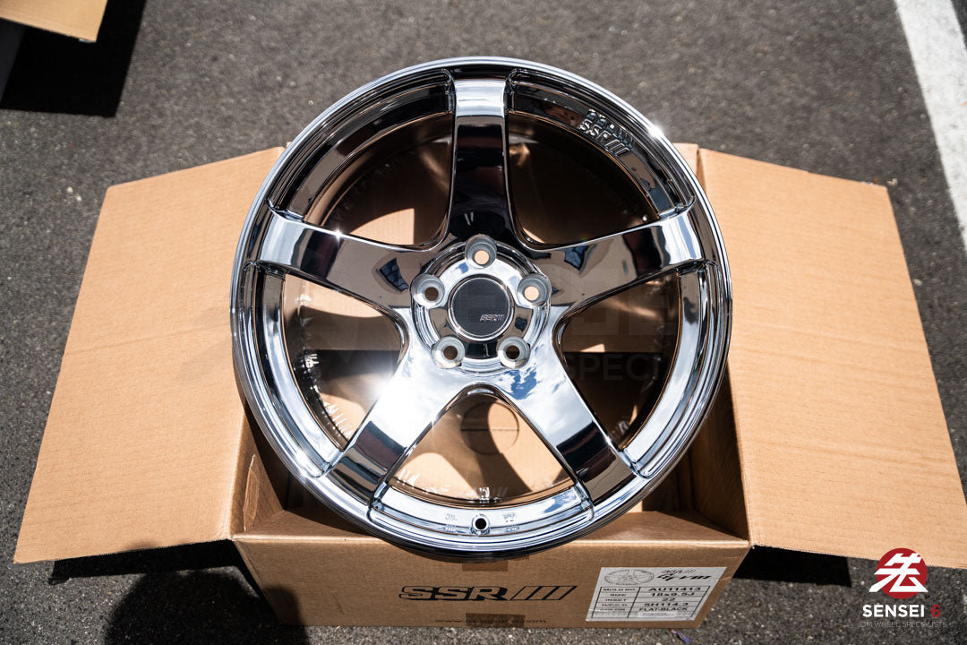 SSR GTV01 / 18x9.5 +22 / 5x114.3 / Chrome