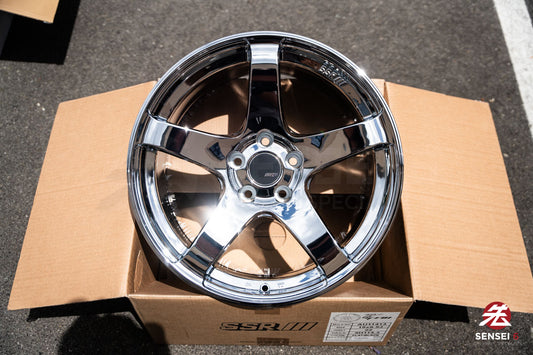 SSR GTV01 / 18x9.5 +22 / 5x114.3 / Chrome