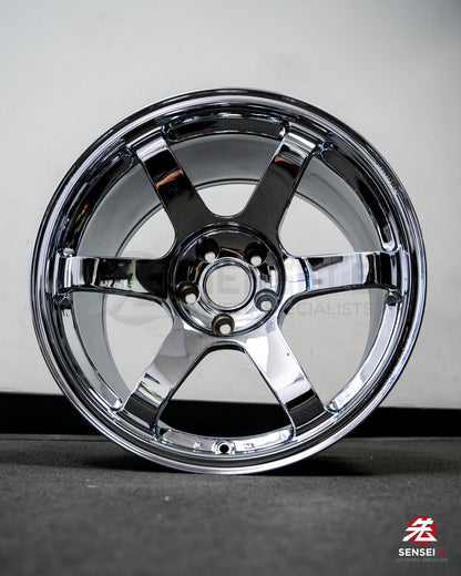 Volk TE37 サガ SL / 18x10.5 +15 / 5x114.3 / クローム