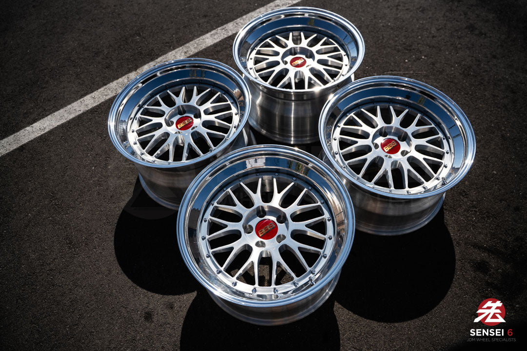 19" BBS LM [Double Step, 3pc] (Used Wheels Built to Order)