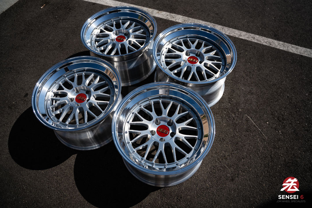 19" BBS LM [Double Step, 3pc] (Used Wheels Built to Order)