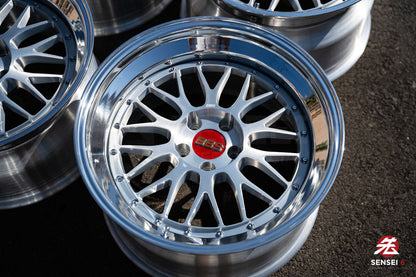 19" BBS LM [Double Step, 3pc] (Used Wheels Built to Order)