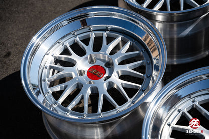 19" BBS LM [Double Step, 3pc] (Used Wheels Built to Order)