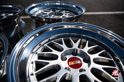 19" BBS LM [Double Step, 3pc] (Used Wheels Built to Order)