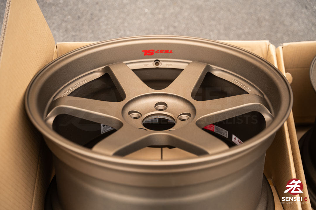 Volk TE37SL / 19x9.5 +22, 19x10.5 +35 / 5x112 / Matte GunBronze (MZ)
