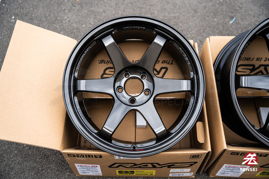 Volk TE37SL / 19x9.5 +22, 19x10.5 +35 / 5x112 / Diamond Black (DB)