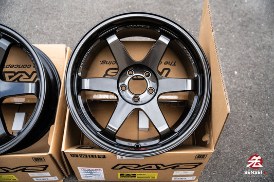 Volk TE37SL / 19x9.5 +22, 19x10.5 +35 / 5x112 / Diamond Black (DB)