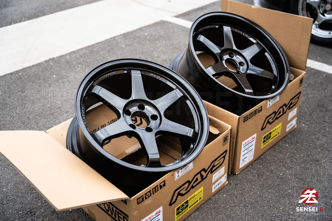 Volk TE37SL / 19x9.5 +22, 19x10.5 +35 / 5x112 / Diamond Black (DB)