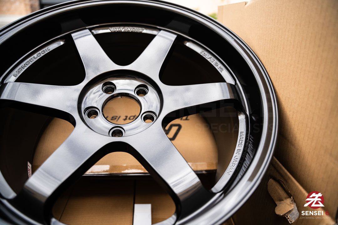 Volk TE37SL / 19x9.5 +22, 19x10.5 +35 / 5x112 / Diamond Black (DB)