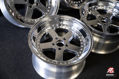 18" Panasport G7 C5C [Double Step Lip] (Used Wheels Built to Order)