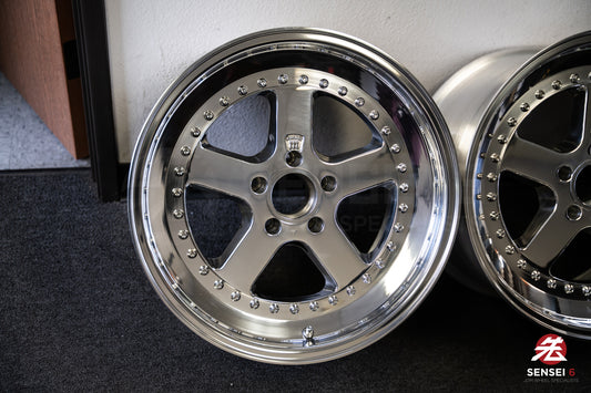 18" Panasport G7 C5C [Double Step Lip] (Used Wheels Built to Order)