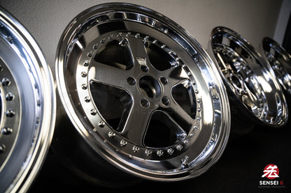 18" Panasport G7 C5C [Double Step Lip] (Used Wheels Built to Order)