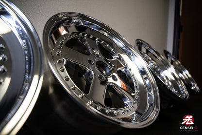 18" Panasport G7 C5C [Double Step Lip] (Used Wheels Built to Order)