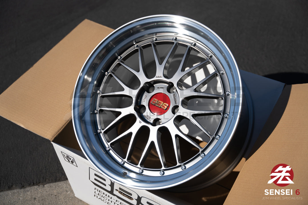BBS LM / 19x9.5 +22, 19x11 +37 / 5x120 / Diamante Negro 