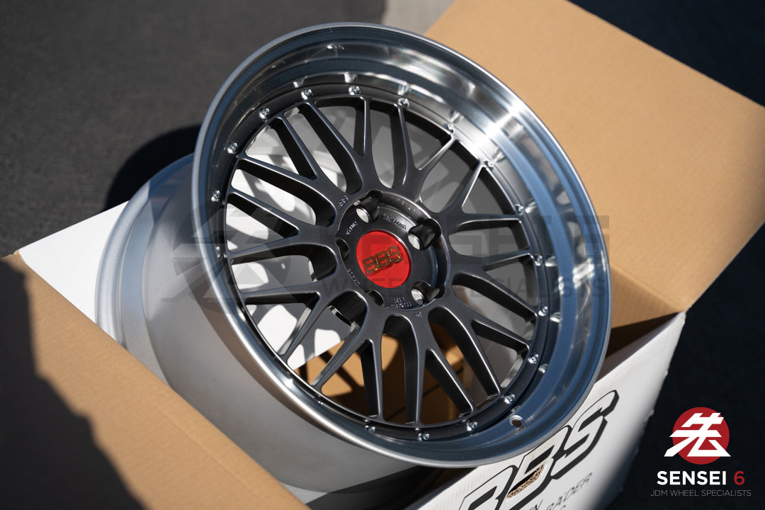 BBS LM / 19x9.5 +22, 19x11 +37 / 5x120 / Diamante Negro 