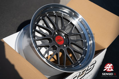 BBS LM / 19x9.5 +22, 19x11 +37 / 5x120 / Diamante Negro 