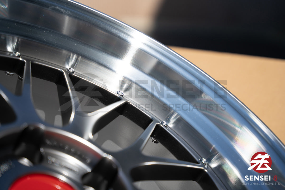 BBS LM / 19x9.5 +22, 19x11 +37 / 5x120 / Diamante Negro 