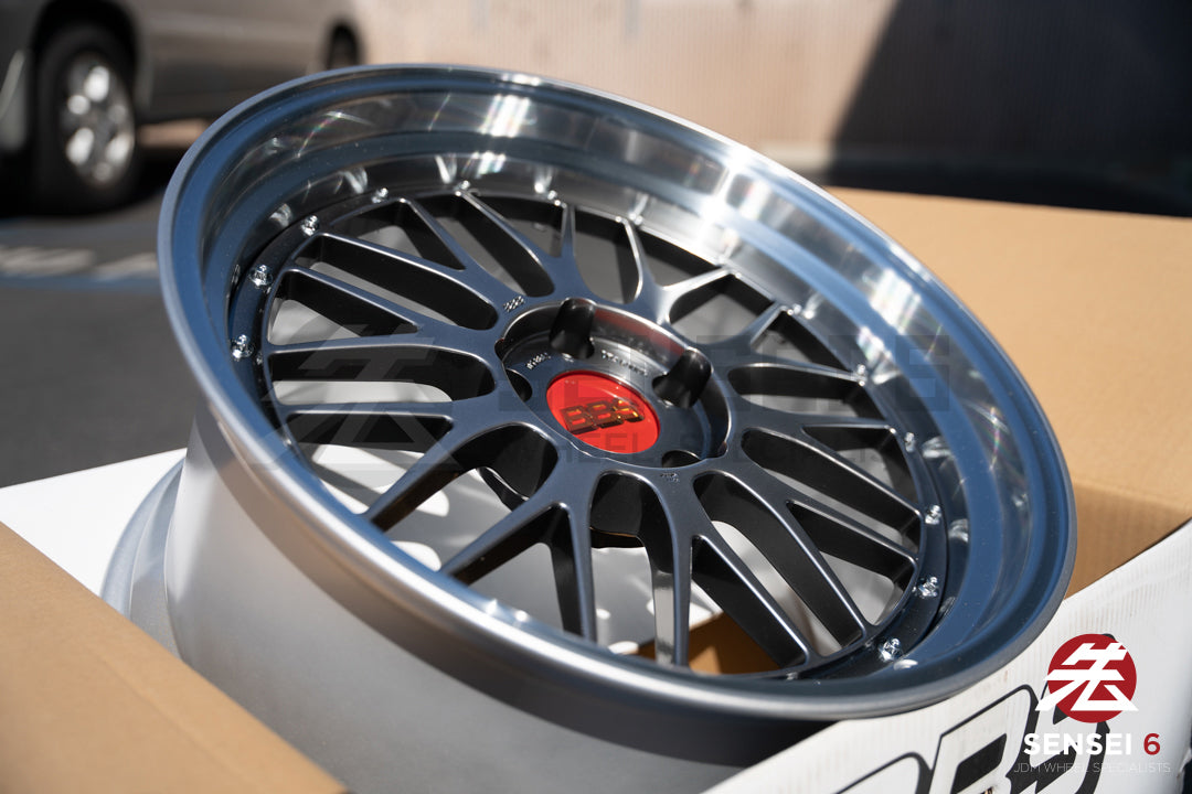BBS LM / 19x9.5 +22, 19x11 +37 / 5x120 / Diamante Negro 