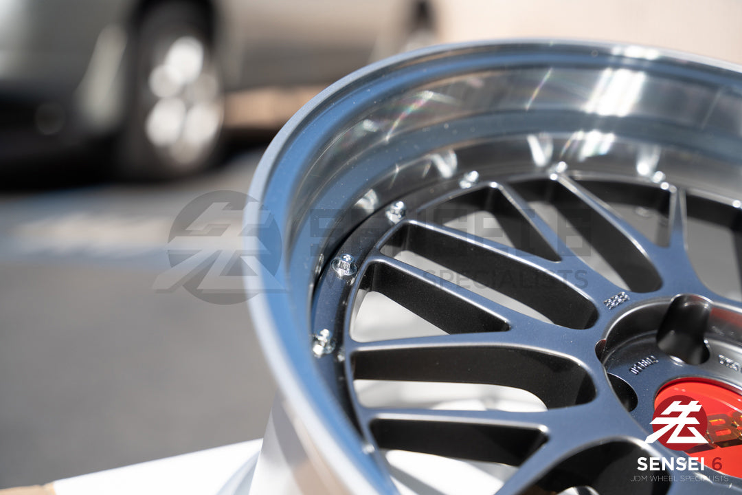 BBS LM / 19x9.5 +22, 19x11 +37 / 5x120 / Diamante Negro 