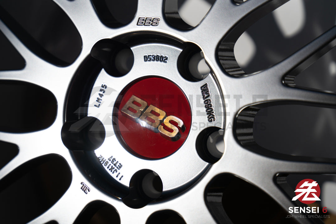 BBS LM / 19x9.5 +22, 19x11 +37 / 5x120 / Diamante Negro 