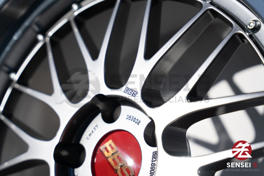 BBS LM / 19x9.5 +22, 19x11 +37 / 5x120 / Diamante Negro 