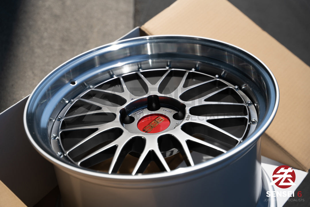 BBS LM / 19x9.5 +22, 19x11 +37 / 5x120 / Diamante Negro 