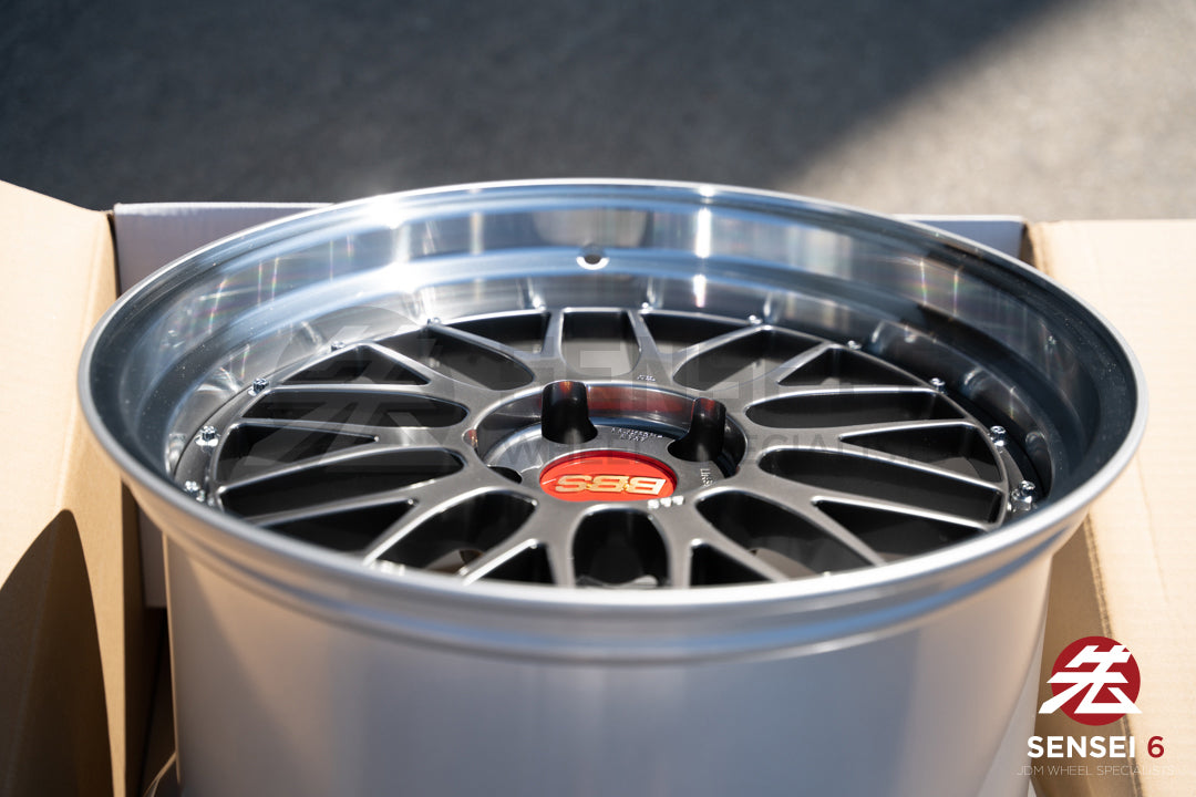 BBS LM / 19x9.5 +22, 19x11 +37 / 5x120 / Diamante Negro 