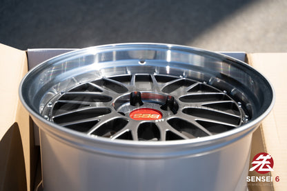 BBS LM / 19x9.5 +22, 19x11 +37 / 5x120 / Diamante Negro 