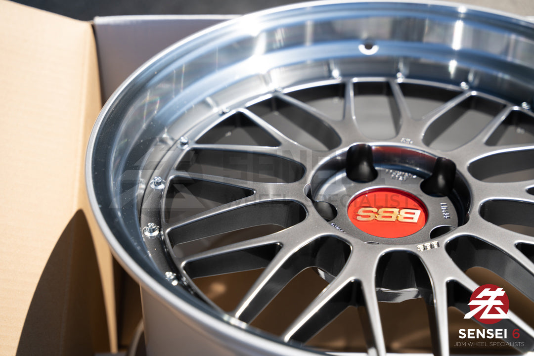BBS LM / 19x9.5 +22, 19x11 +37 / 5x120 / Diamante Negro 