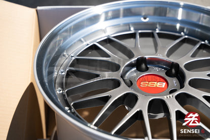 BBS LM / 19x9.5 +22, 19x11 +37 / 5x120 / Diamante Negro 